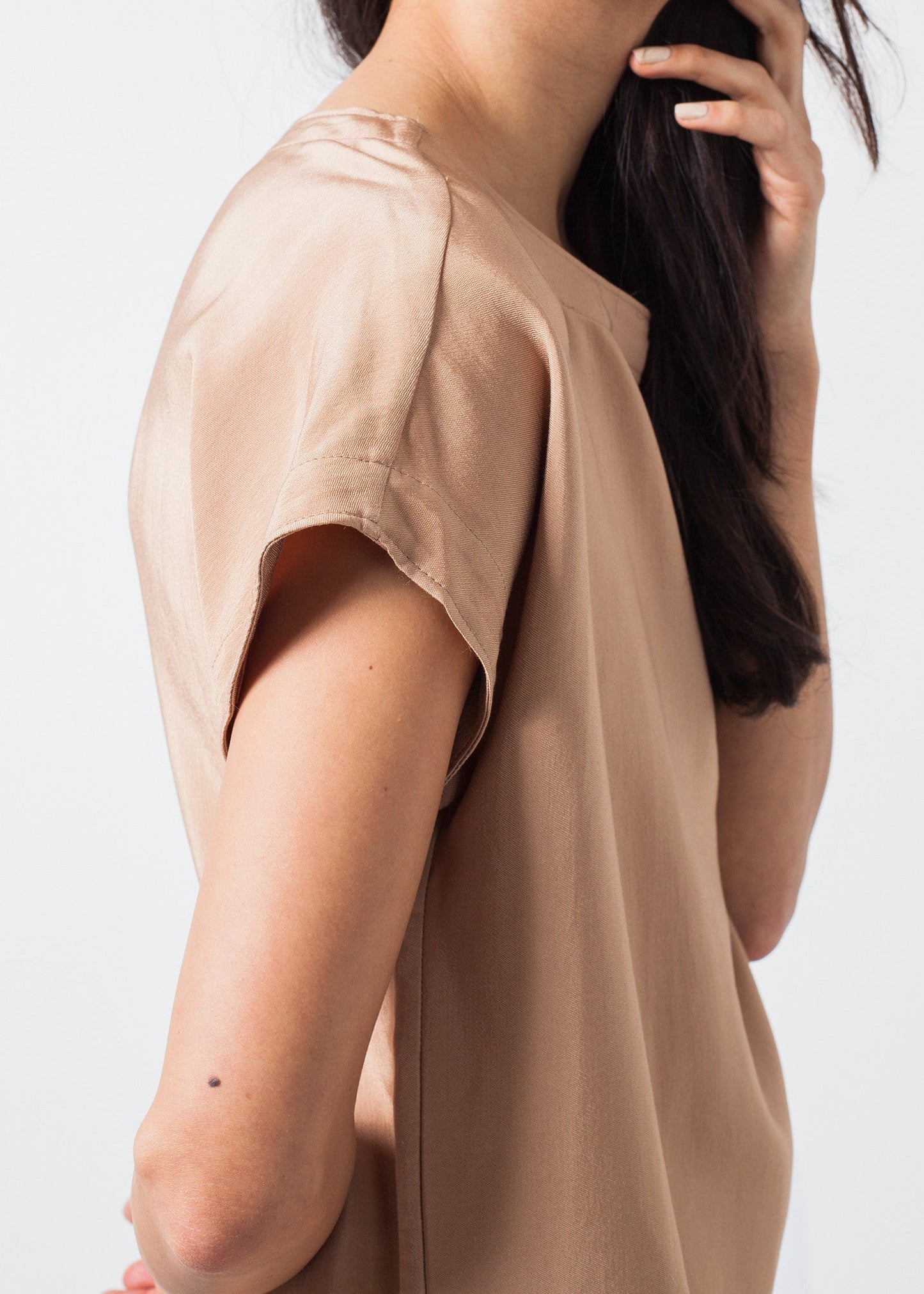 Philomene Dress in Camel