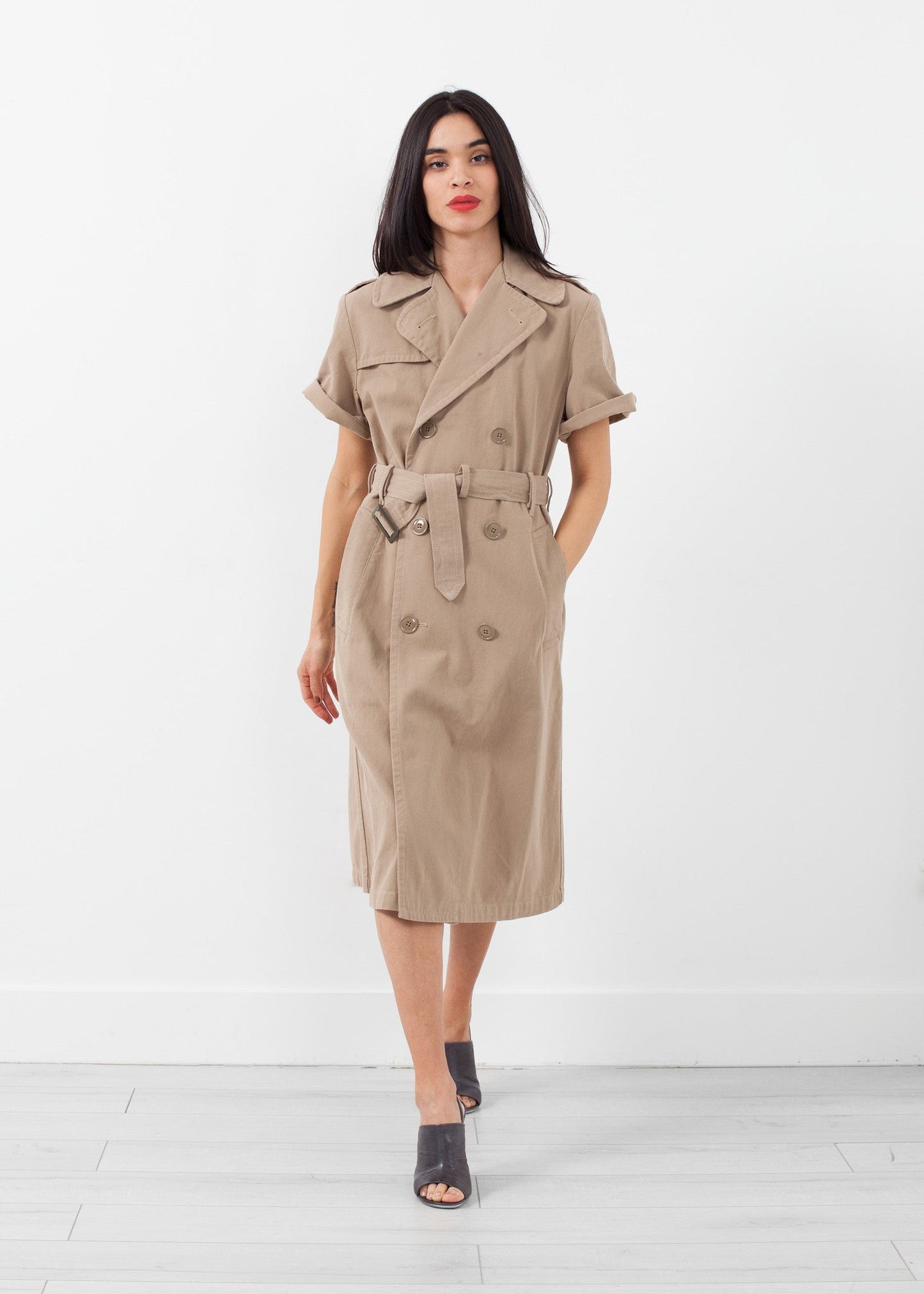 Rolled Sleeve Trenchcoat