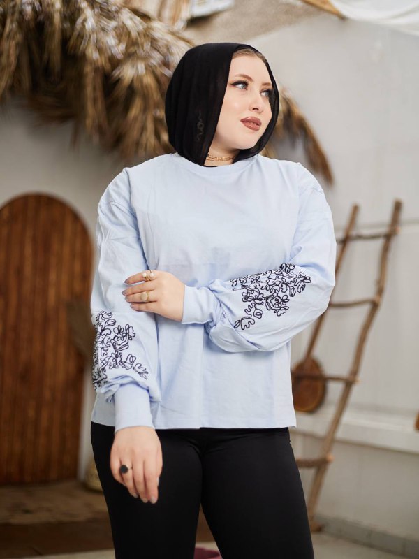 Cotton t-shirt with sleeves