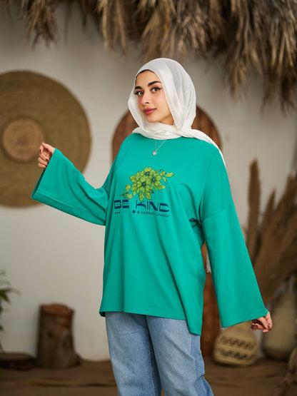 Oversize cotton T-shirt