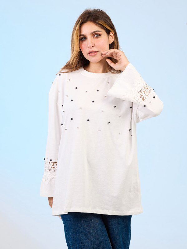 Lulu cotton T-shirt - Ash Fashions