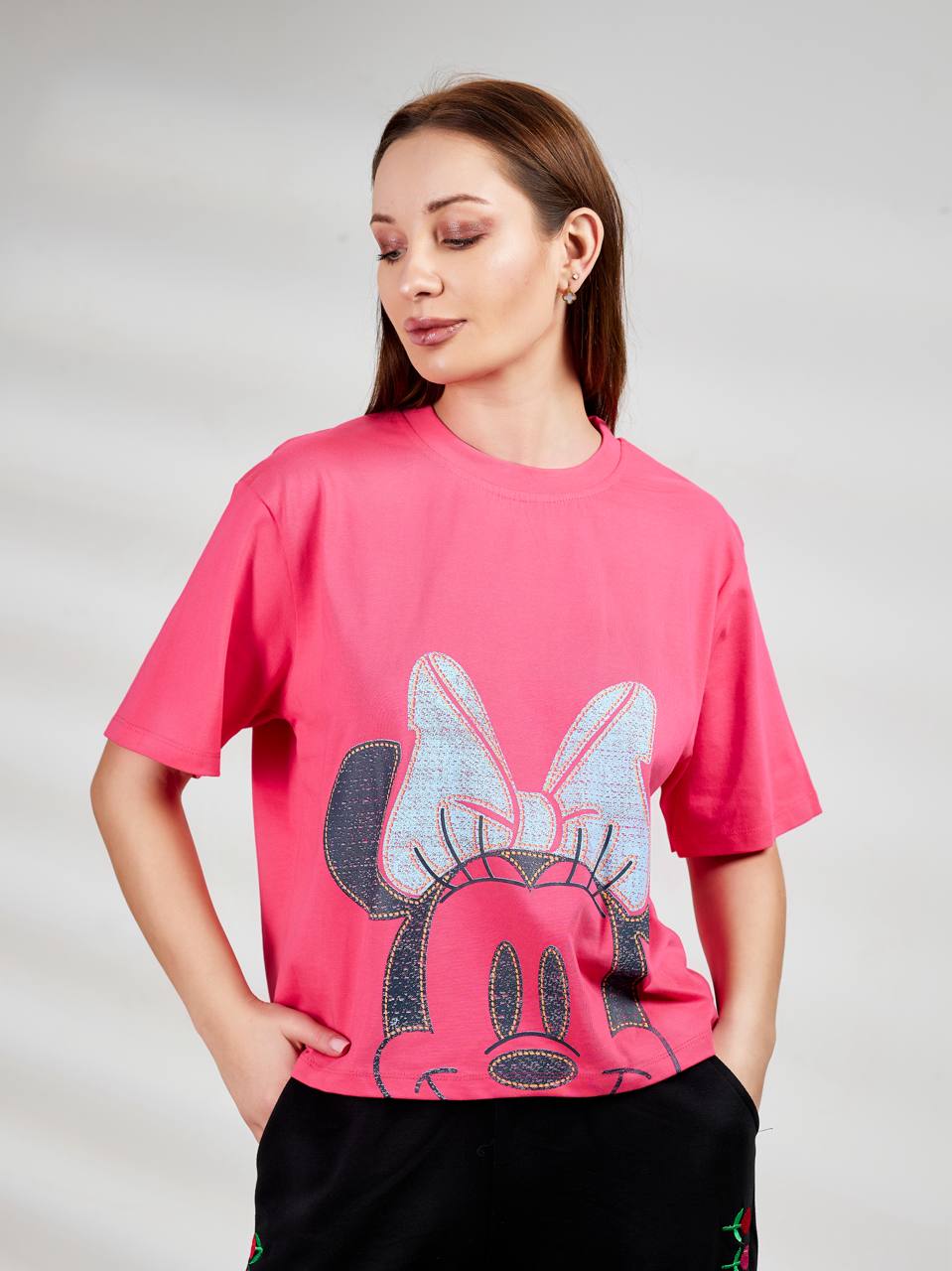 Mickey cotton T-shirt - Ash Fashions