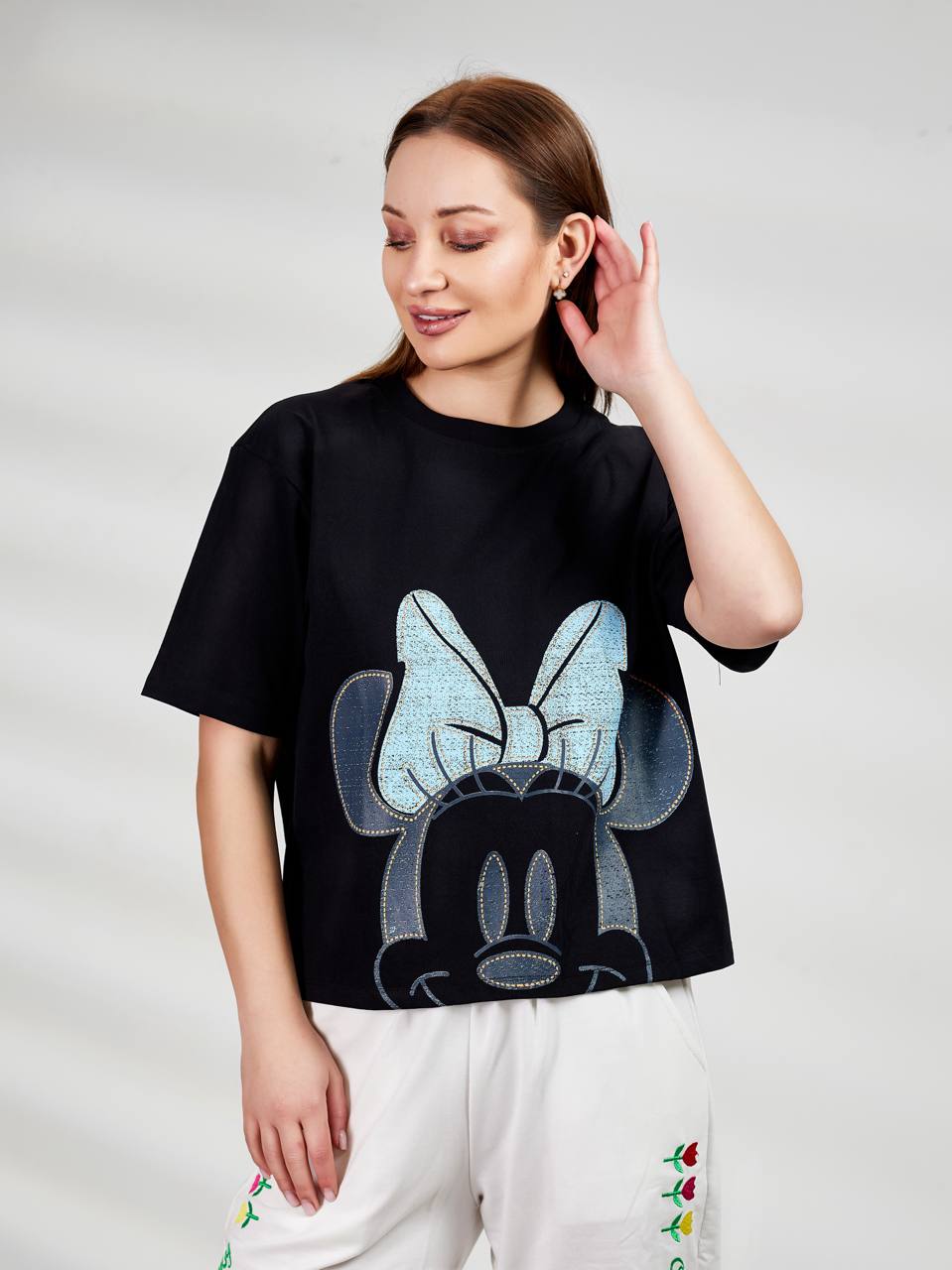 Mickey cotton T-shirt - Ash Fashions