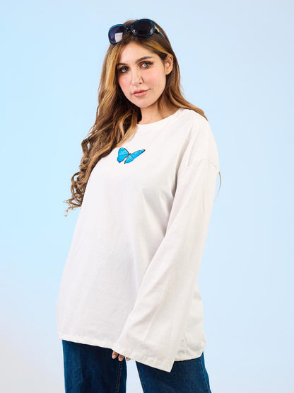 Oversized cotton T-shirt - Ash Fashions