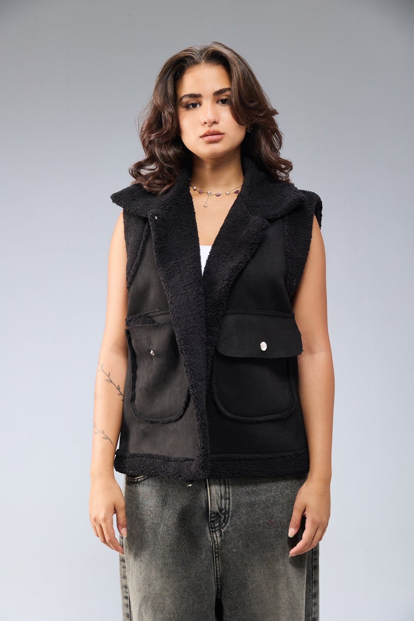 Suede wool Vest - My Store