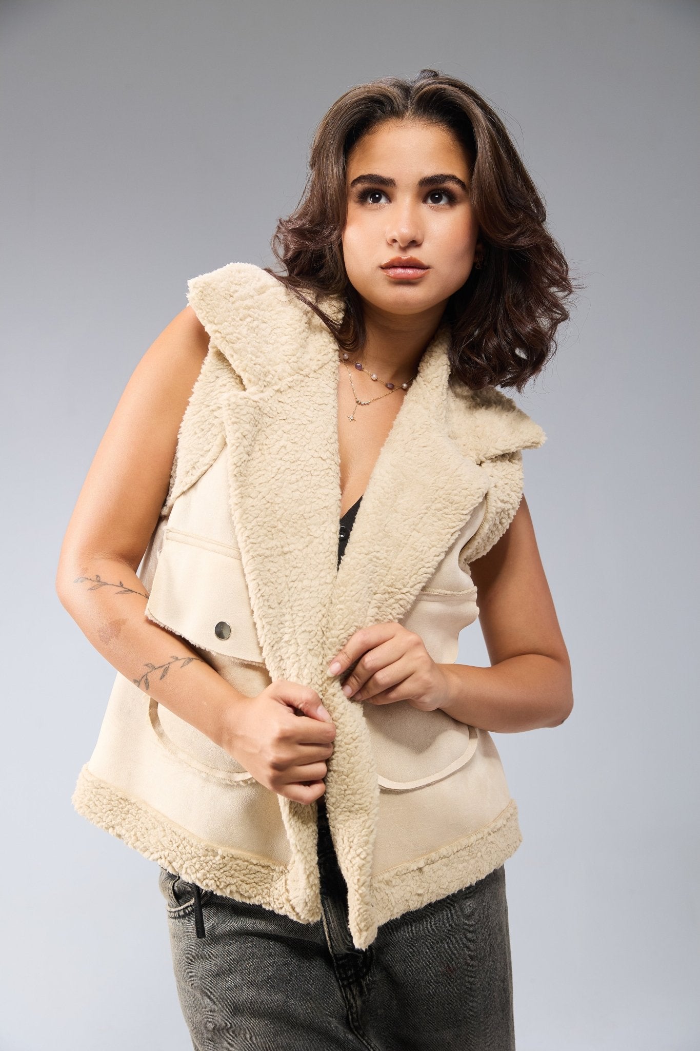 Suede wool Vest - My Store